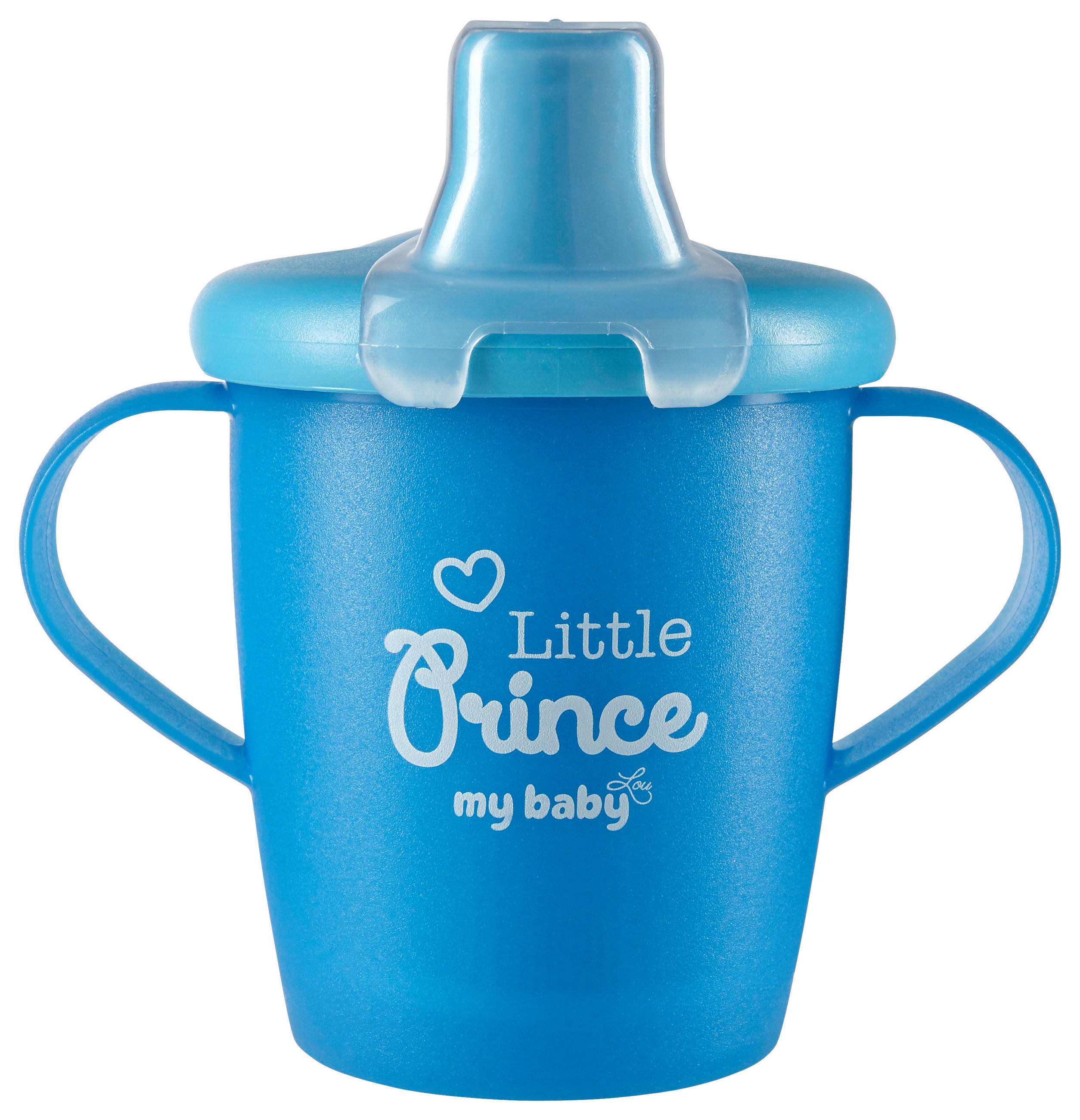 DĚTSKÝ NÁPOJOVÝ KELÍMEK - modrá, Basics, plast (7cm) - My Baby Lou
