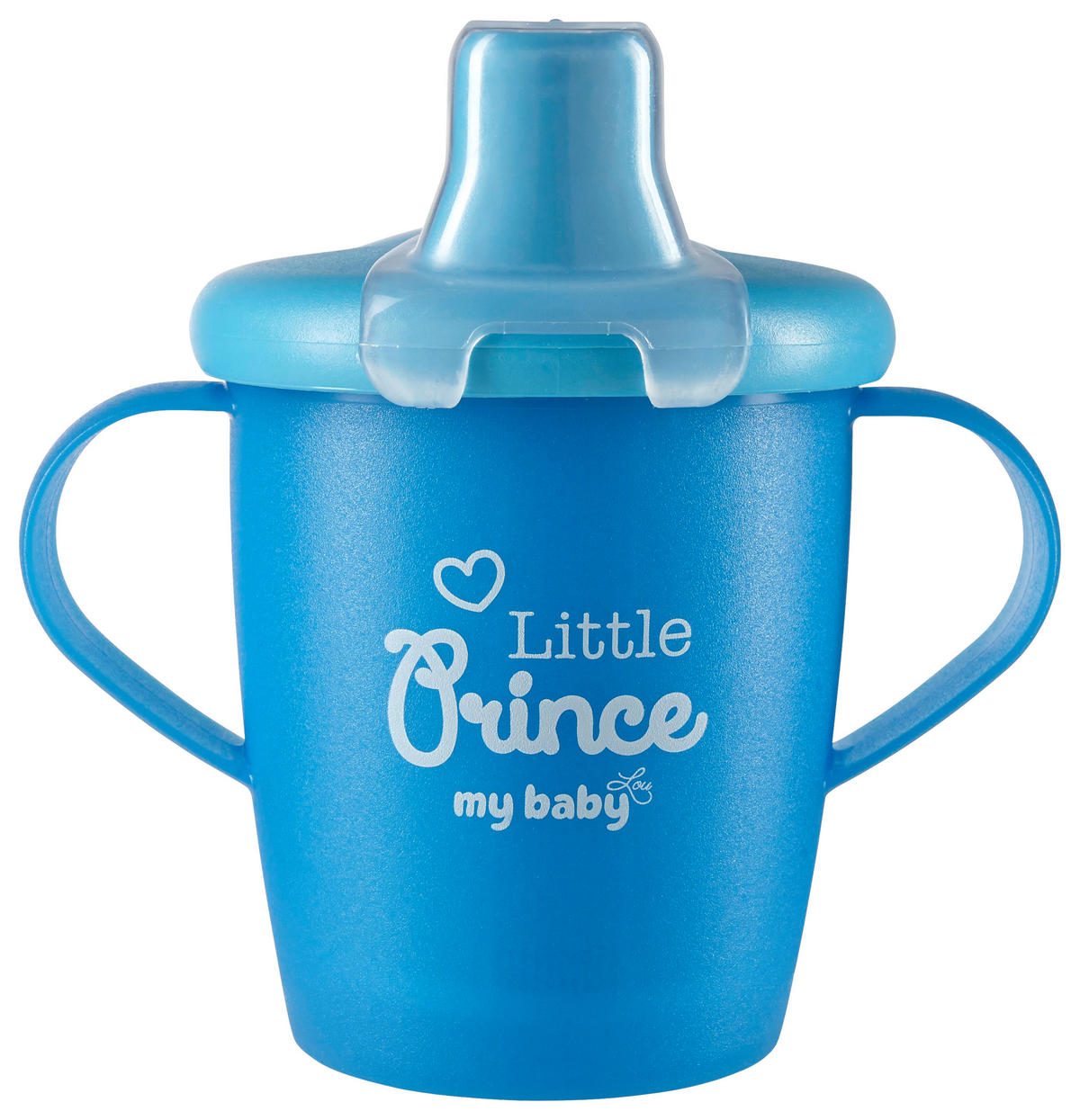 DĚTSKÝ NÁPOJOVÝ KELÍMEK - modrá, Basics, plast (7cm) - My Baby Lou