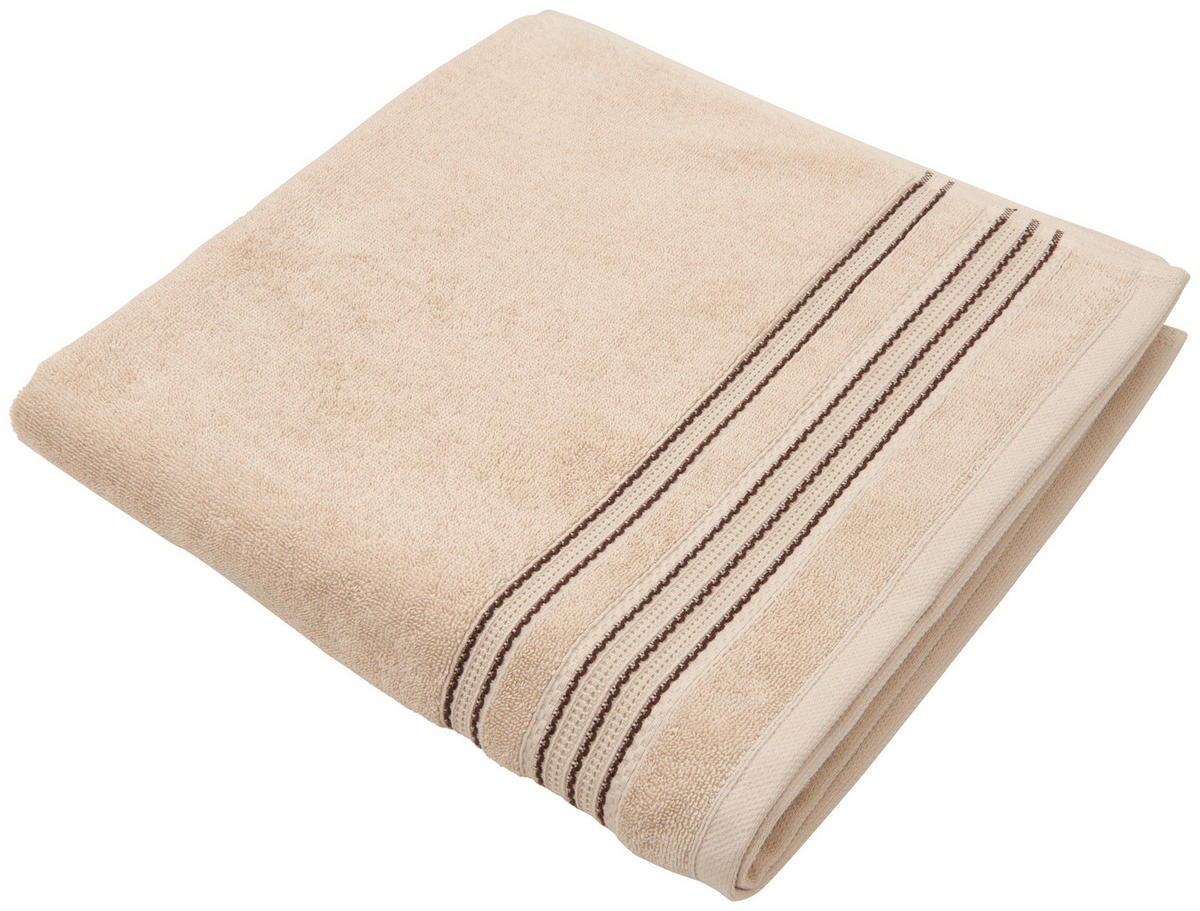 DUSCHHANDDUK 70/140 cm  - beige, Klassisk, textil (70/140cm) - Esposa