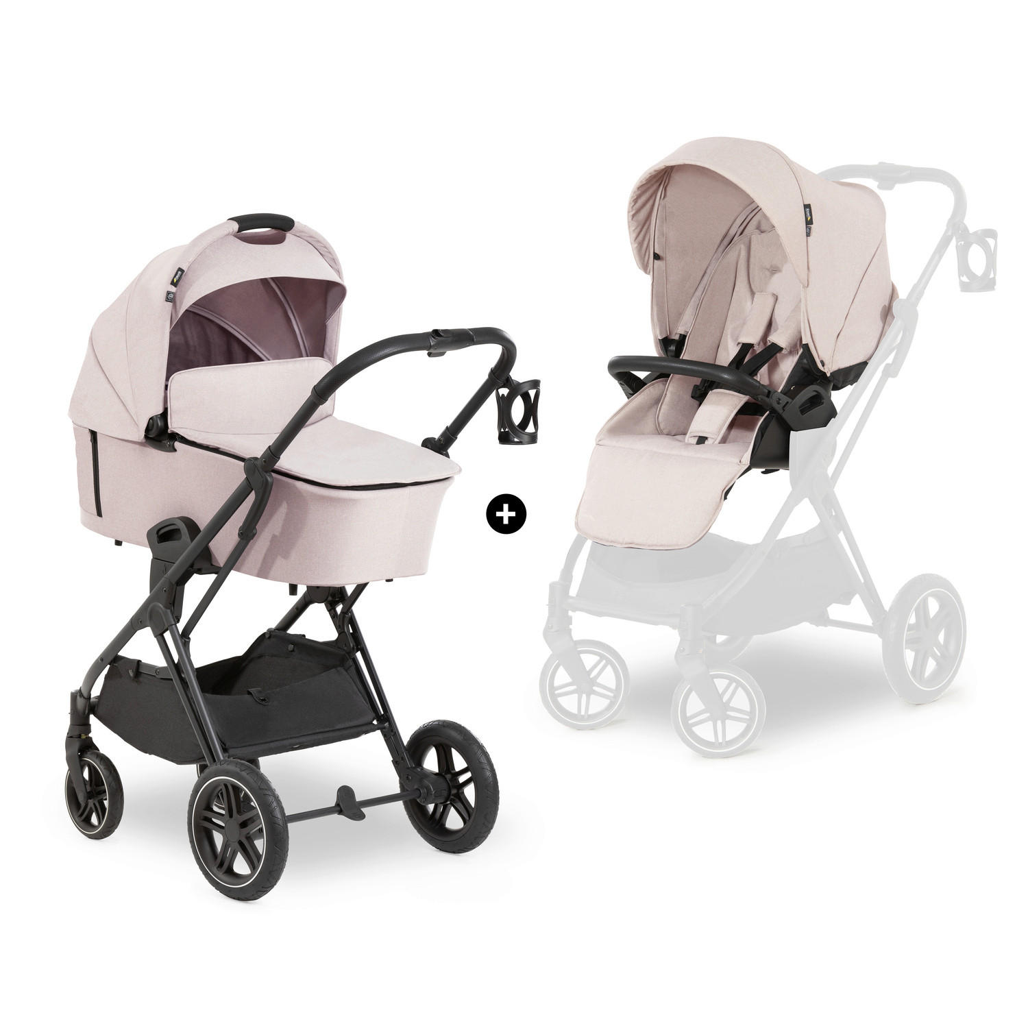 SET DJEČJIH KOLICA  Vision X  - bež, Basics, tekstil/metal (58/104,5/94cm) - Hauck