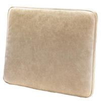 ZIERKISSEN SPRING  - Creme, Design, Leder/Textil (52/42/7cm) - Livetastic