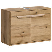 WASCHBECKENUNTERSCHRANK 84/60/34 cm  - Schwarz, MODERN, Holzwerkstoff (84/60/34cm) - MID.YOU