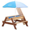 SAND- UND WASSERTISCH Holz, Kunststoff Braun  - Blau/Braun, KONVENTIONELL, Holz/Kunststoff (97,7/48,7/95cm) - Ambia Garden