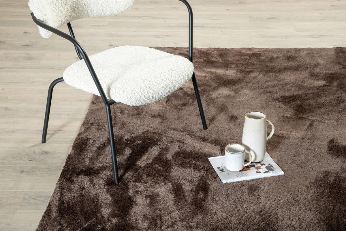 FLACHWEBETEPPICH 160/230 cm Braun  - Braun, LIFESTYLE, Textil (160/230cm) - P & B