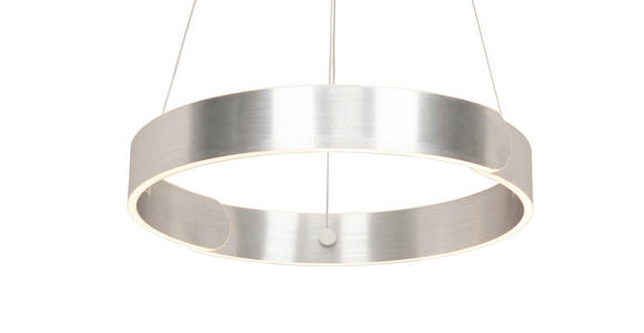 LED-HÄNGELEUCHTE Otis 63/64/150 cm   - Alufarben, Design, Metall (63/64/150cm) - Dieter Knoll