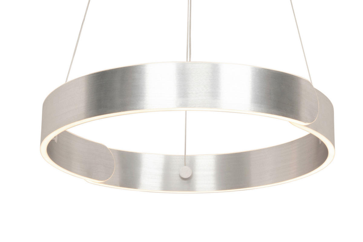 ZÁVESNÉ LED SVIETIDLO, 63/64/150 cm  - hliníková, Design, kov (63/64/150cm) - Dieter Knoll