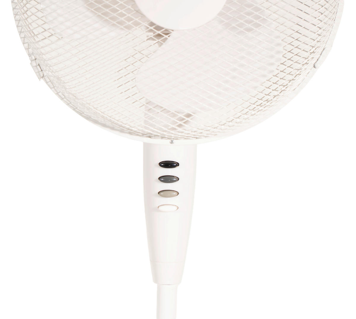 STANDVENTILATOR - Weiß, Basics, Kunststoff/Metall (58/58/116cm) - Globo