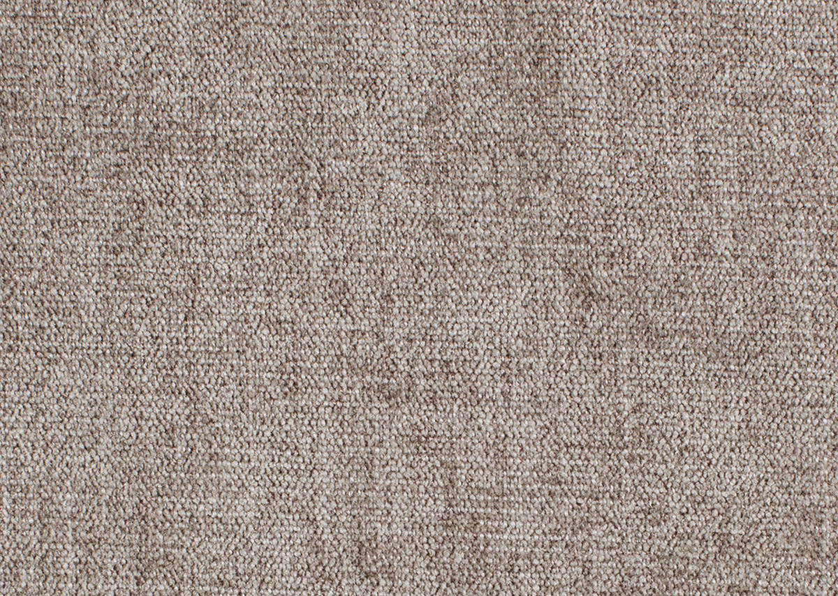 ECKSOFA in Flachgewebe Hellbraun  - Hellbraun/Schwarz, Design, Textil/Metall (252/191cm) - Dieter Knoll