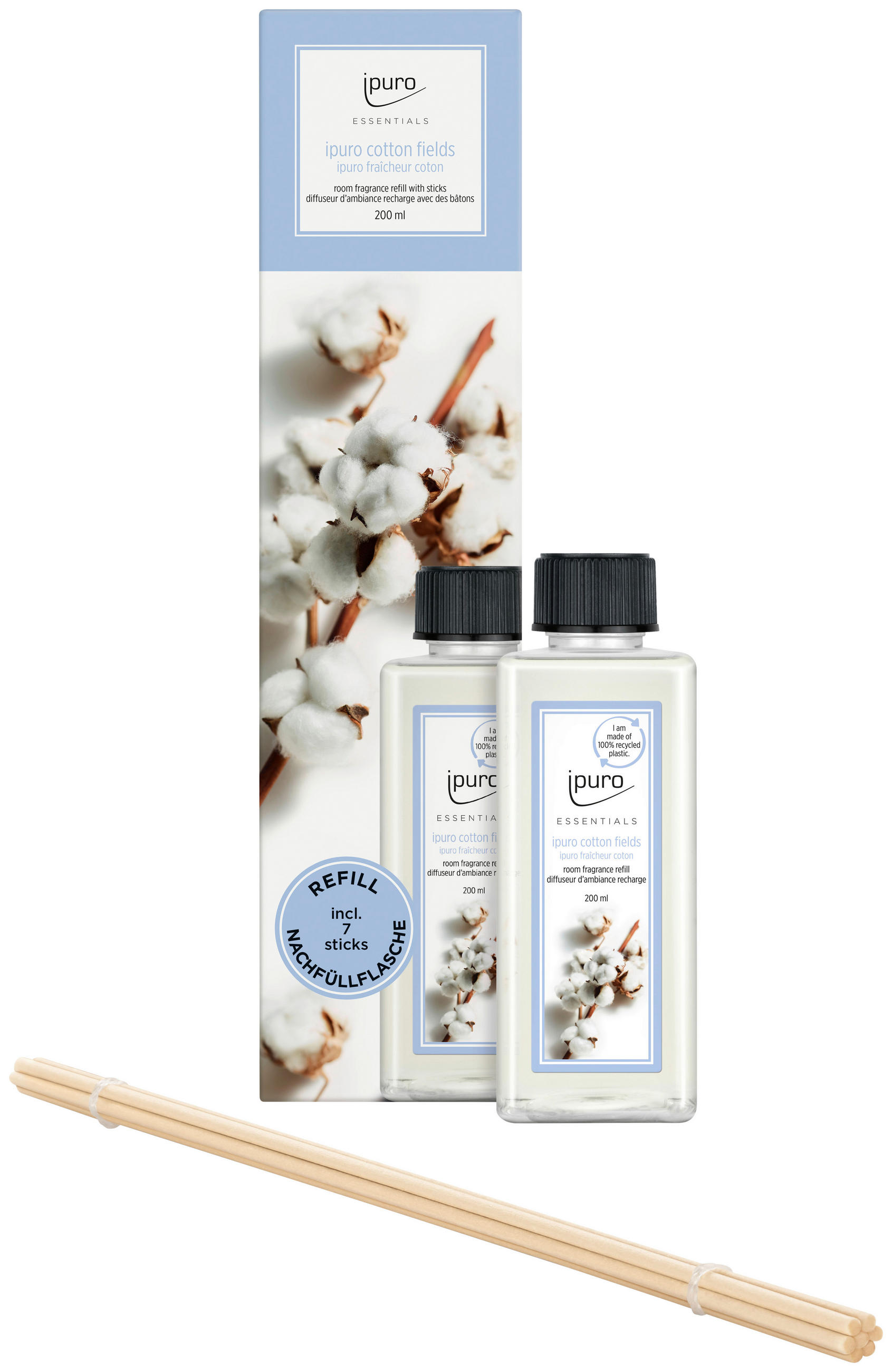 RAUMDUFT-NACHFÜLLUNG 200 ml   - Basics, Kunststoff (200ml) - Ipuro
