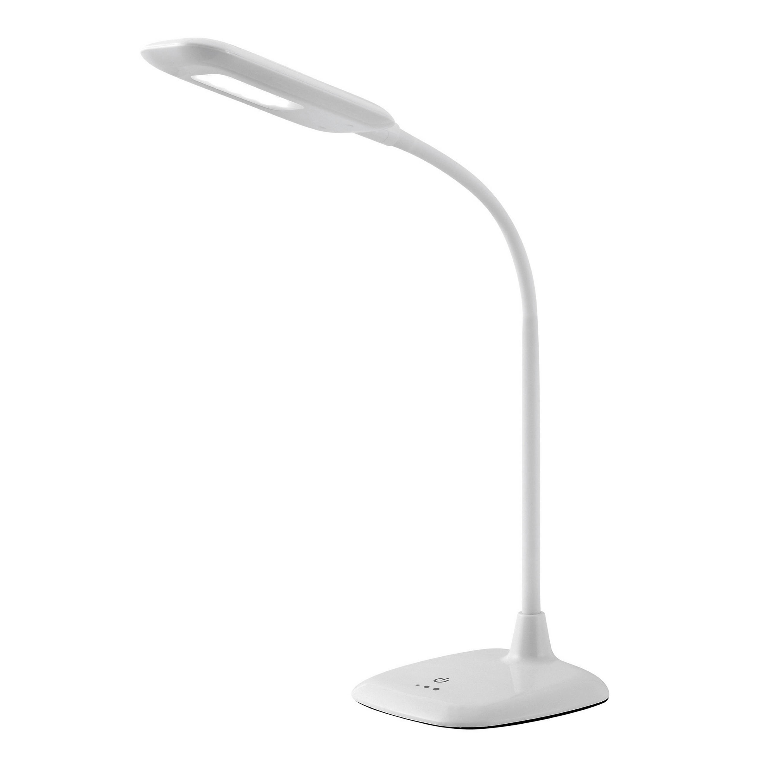SCHREIBTISCHLEUCHTE - Weiss, Konventionell, Kunststoff/Metall (14,5/62,5cm) - Brilliant