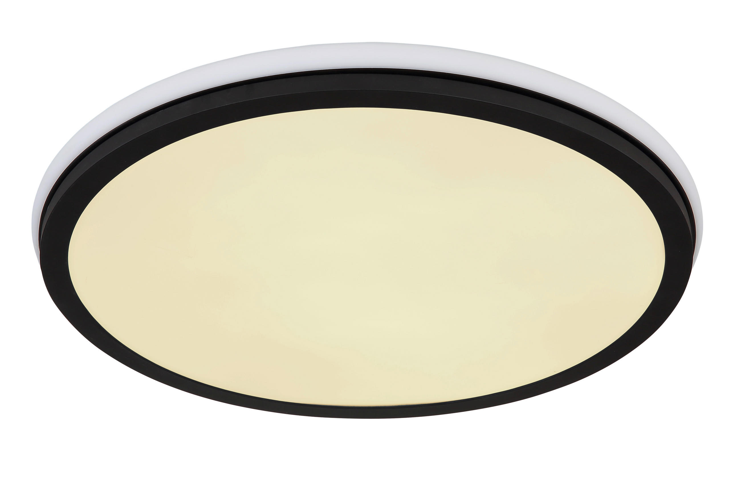 PLAFONIERĂ CU LED - opal/negru, Design, plastic/metal (45/7cm) - Globo