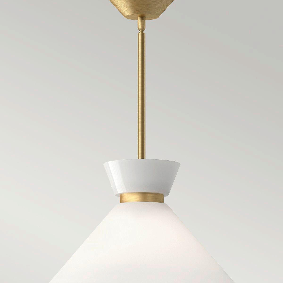 HÄNGELEUCHTE 22,9/35,8 cm  - Goldfarben, KONVENTIONELL, Glas/Metall (22,9/35,8cm) - Elstead Lighting