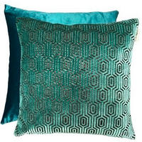 POTAH NA POLŠTÁŘ  45/45 cm - petrolej, Basics, textil (45/45cm) - Novel