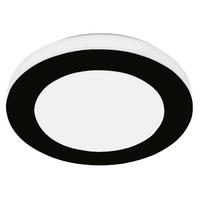 BADEZIMMER-DECKENLEUCHTE  30/10 cm    - Schwarz/Weiß, Basics, Kunststoff/Metall (30/10cm) - Celina