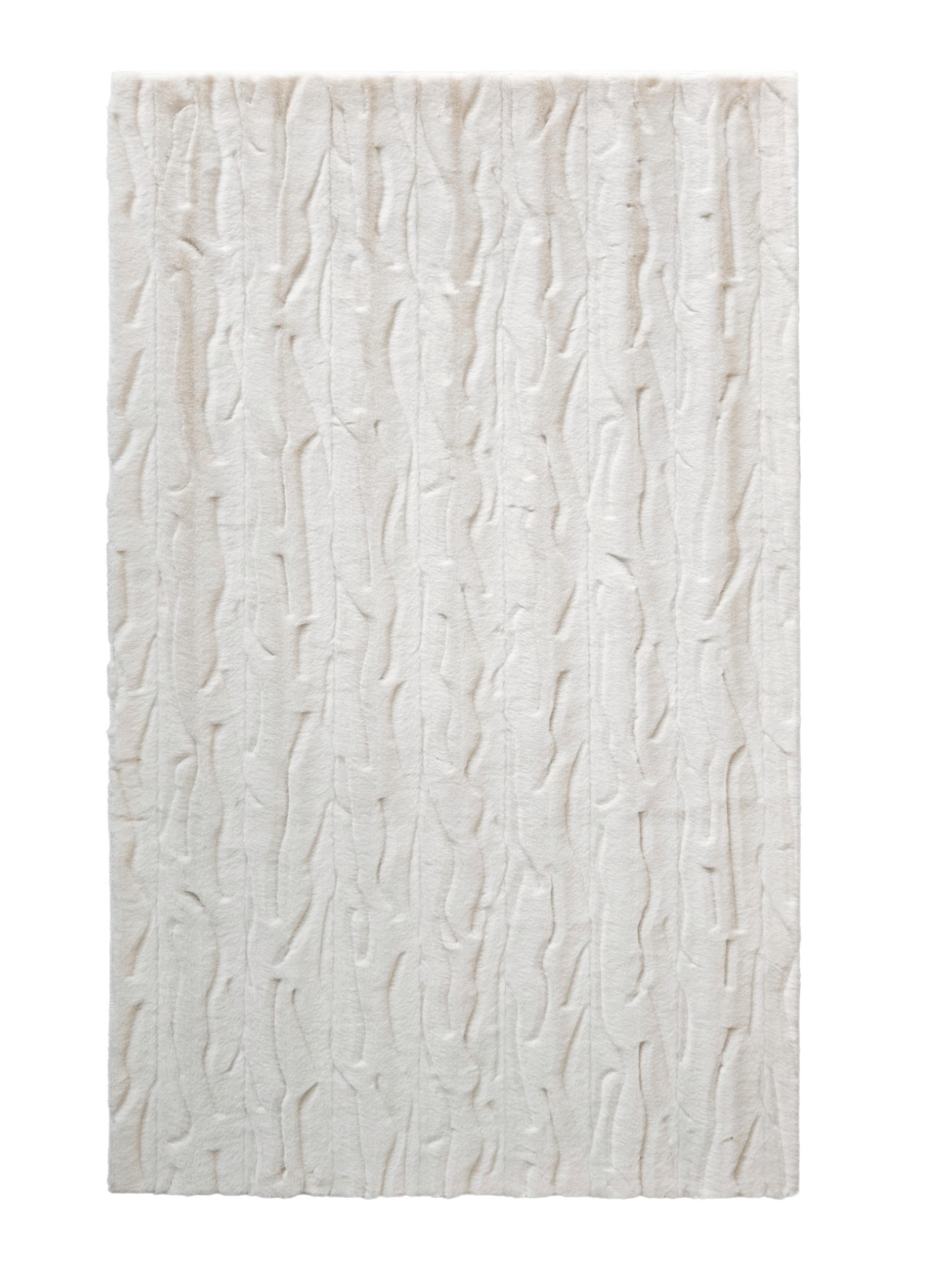 TKANÝ KOBEREC, bílá - bílá, Design, textil (80/150cm)