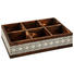 SETZKASTEN - Silberfarben/Braun, LIFESTYLE, Holz/Metall (40,5/8,5/28cm) SETZKASTEN - Silberfarben/Braun, LIFESTYLE, Holz/Metall (40,5/8,5/28cm)