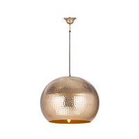 HÄNGLAMPA 47/35/47 cm  - champagne, Design, metall (47/35/47cm) - Kayoom