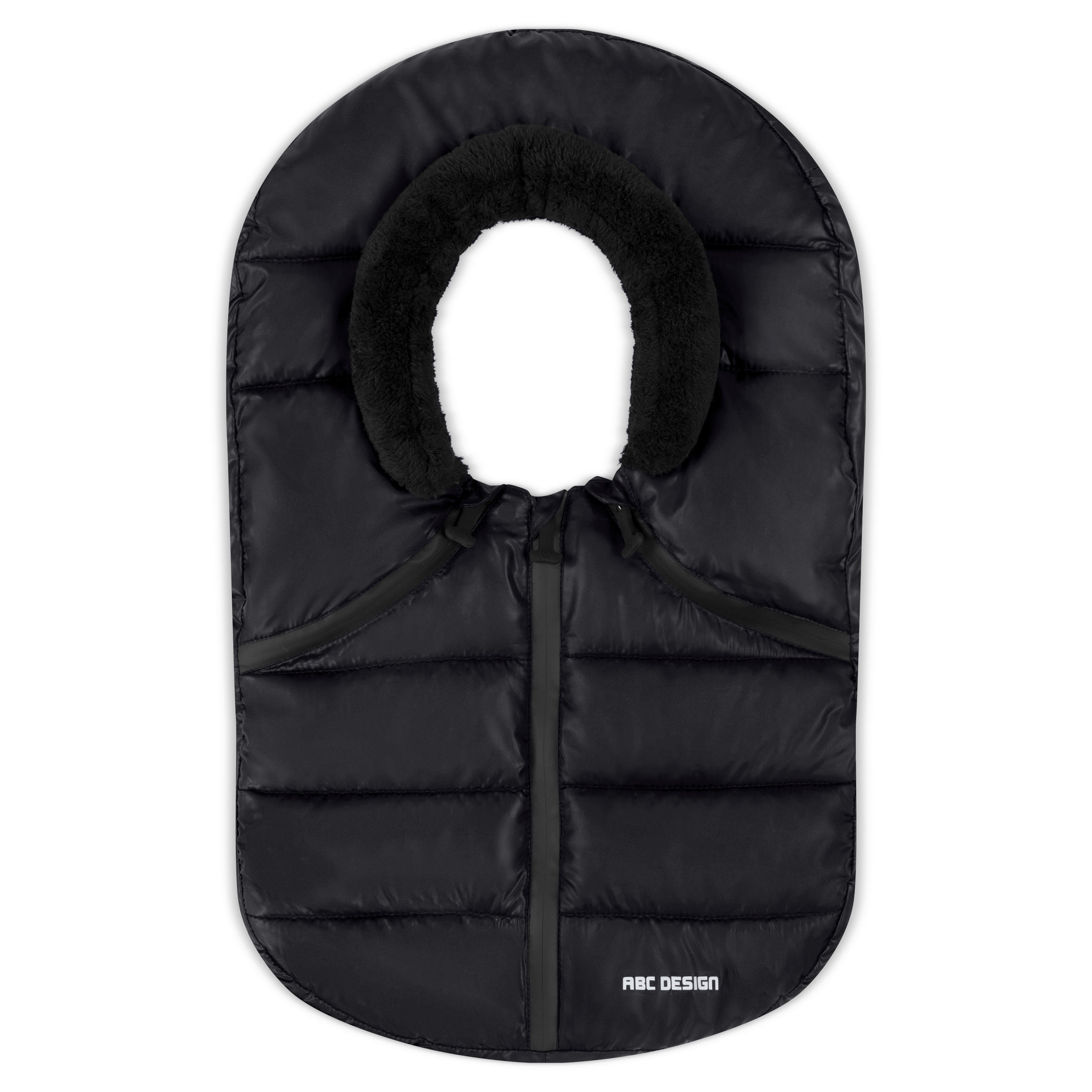 BABYSCHALEN-FUßSACK Tulip  - Schwarz, Basics, Textil (31/19/5cm) - ABC Design