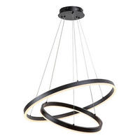 VISEČA NIHALNA LED-SVETILKA  Isaure //3000...6500 K// - črna/bela, Design, kovina/umetna masa (60/120cm)