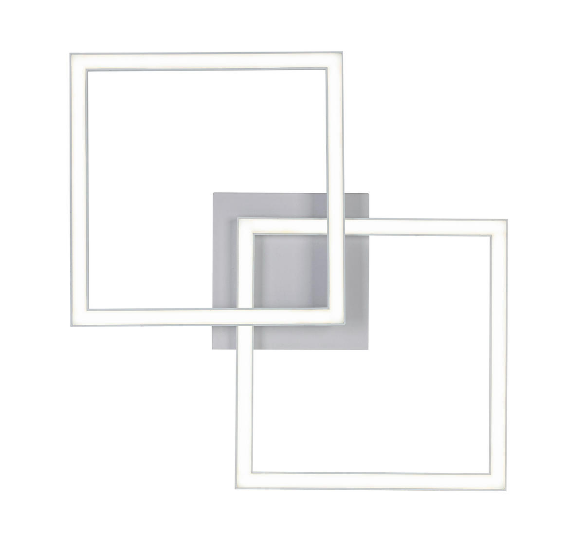 LED MENNYEZETI LÁMPA - fehér, Trend, műanyag/fém (57/35/6,5cm) - Boxxx