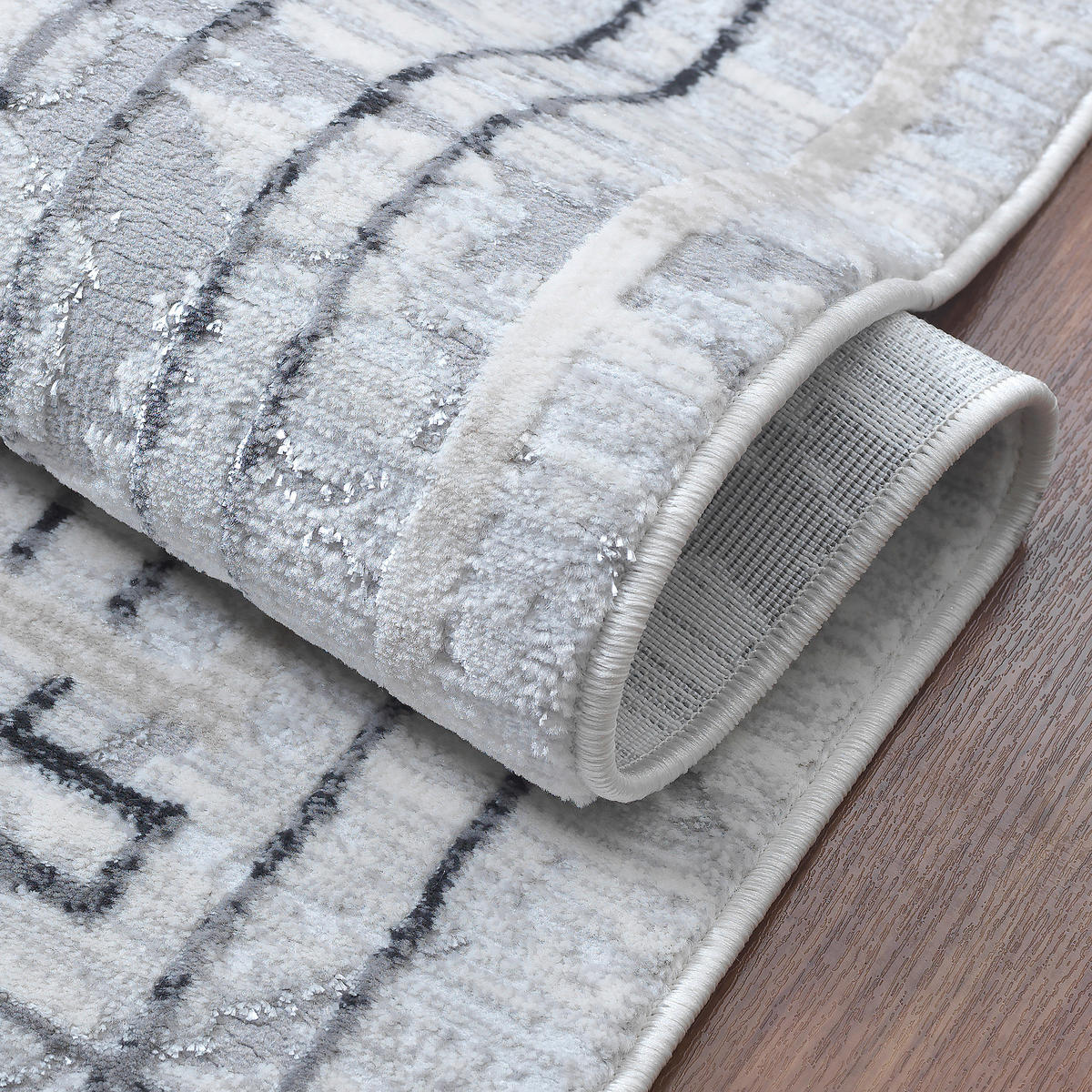 WEBTEPPICH 80/150 cm Harmony Hellgrau rechteckig  - Hellgrau, LIFESTYLE, Textil (80/150cm) - Novel