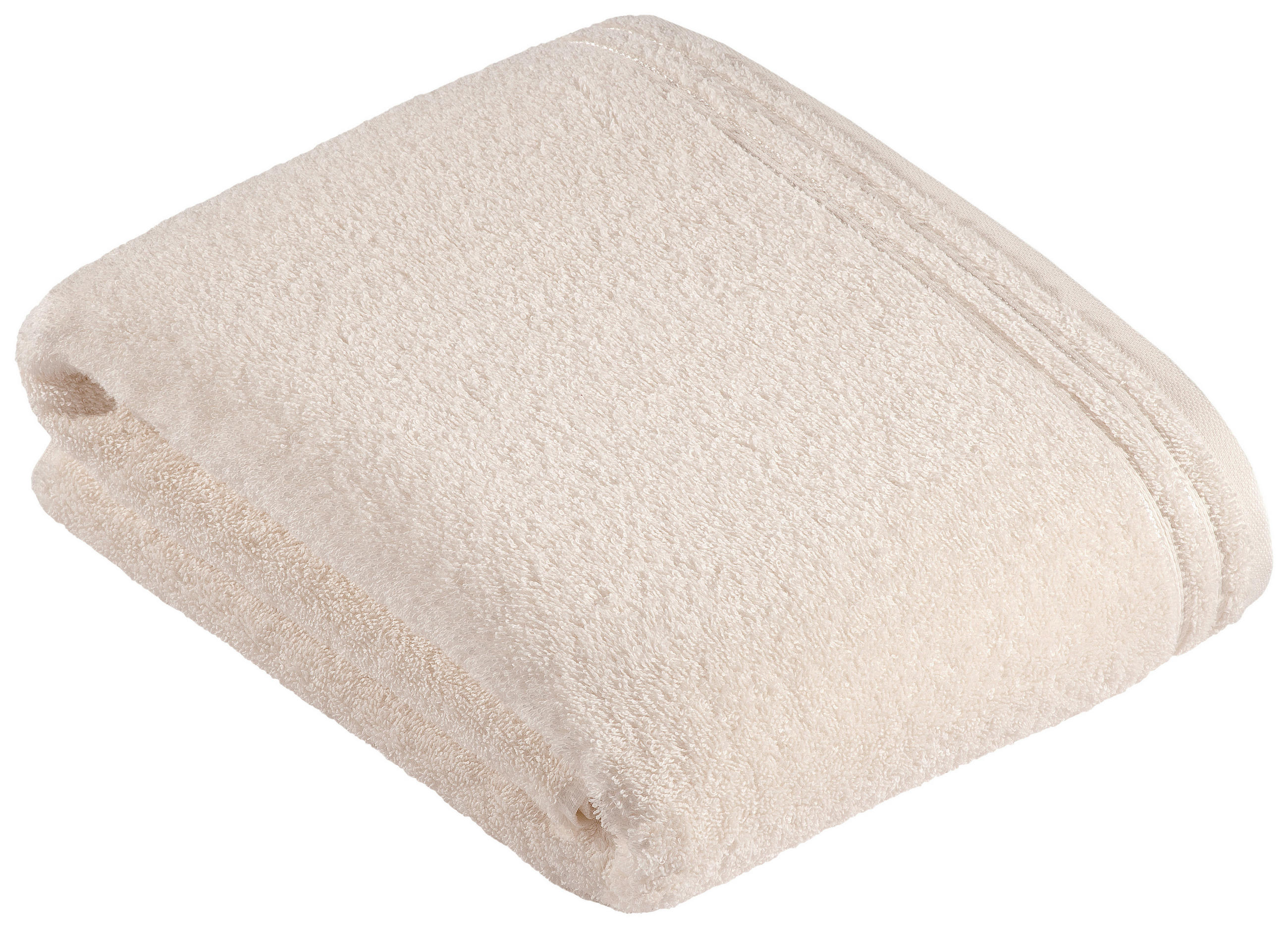 BADETUCH Calypso Feeling Creme, Beige 100/150 cm  - Beige/Creme, Basics, Textil (100/150cm) - Vossen