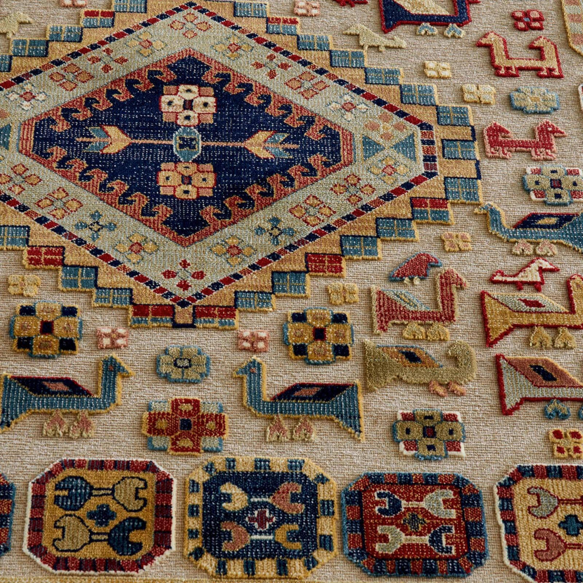 WEBTEPPICH 140/200 cm Salbeigrün  - Salbeigrün, Design, Textil (140/200cm) - Novel