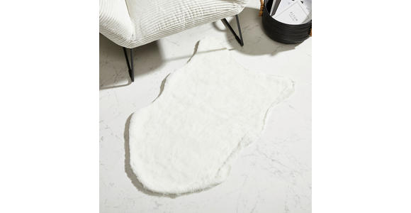 KUNSTFELL 60/90 cm - Weiß, LIFESTYLE, Fell/Textil (60/90cm) - Novel