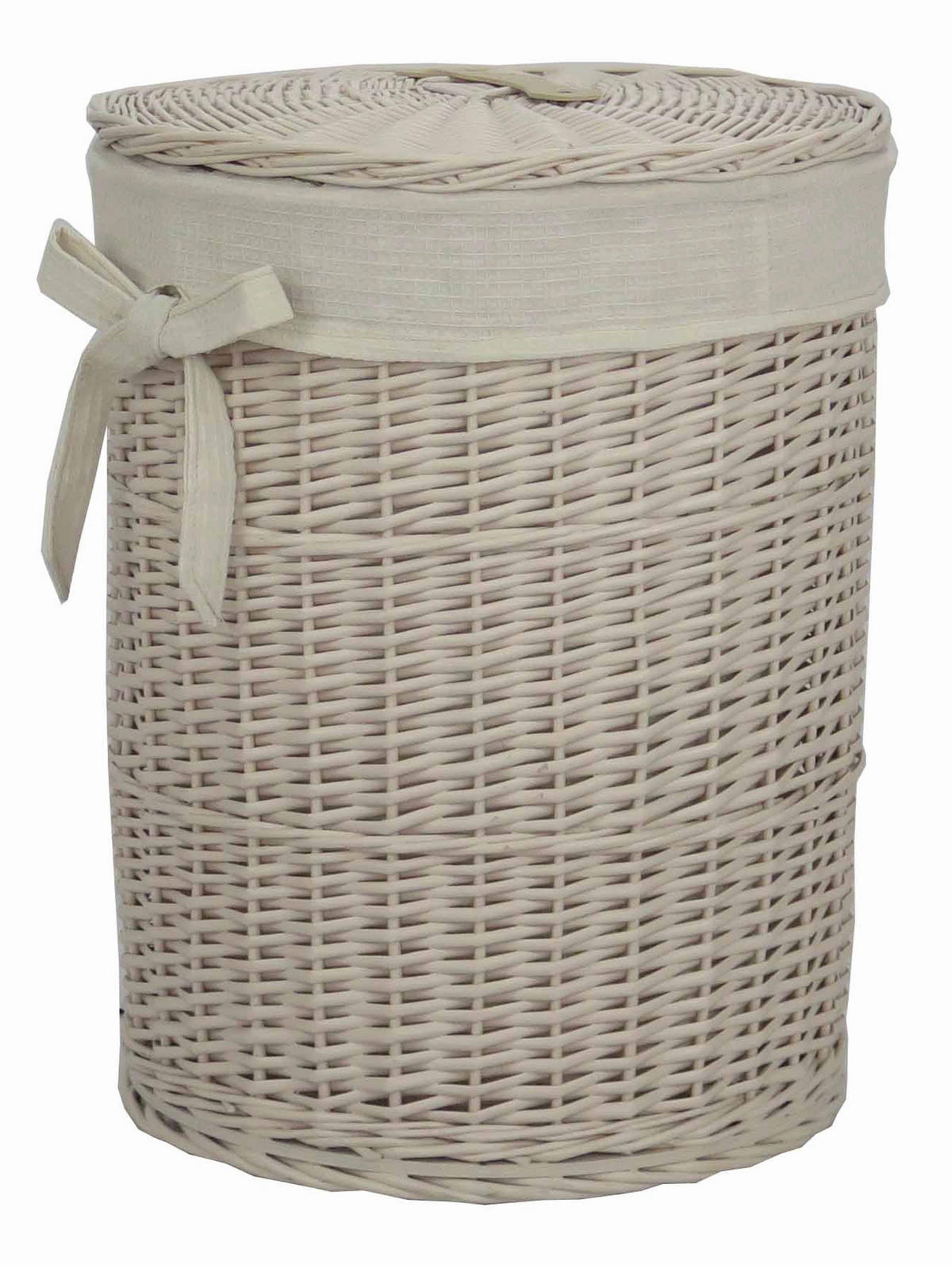 WÄSCHEKORB - Beige, Basics, Holz/Textil (36/46cm) - Landscape