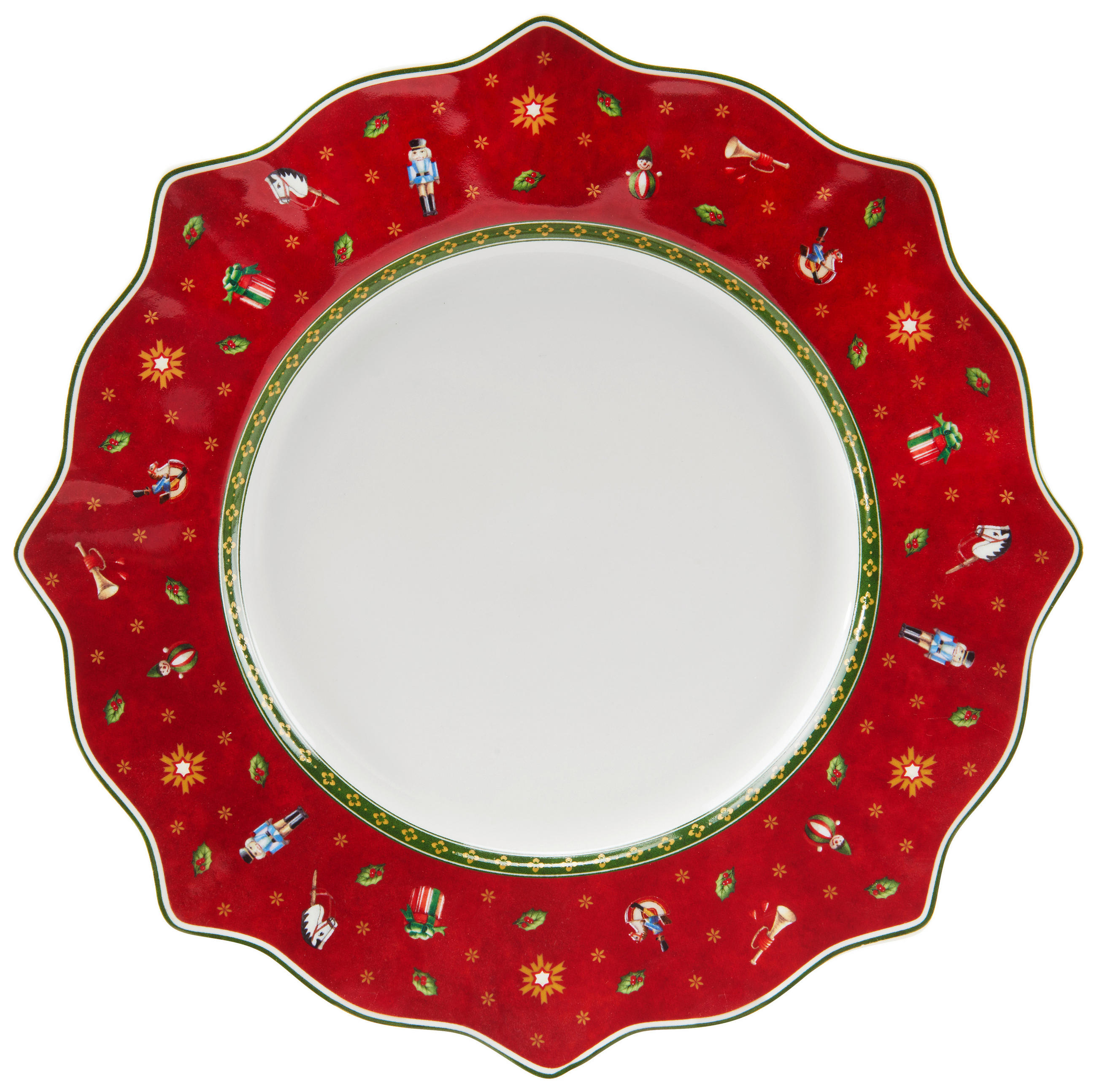 SPEISETELLER Grün, Multicolor, Rot, Weiß 29 cm Toys Delight  - Rot/Multicolor, Design, Keramik (29cm) - Villeroy & Boch