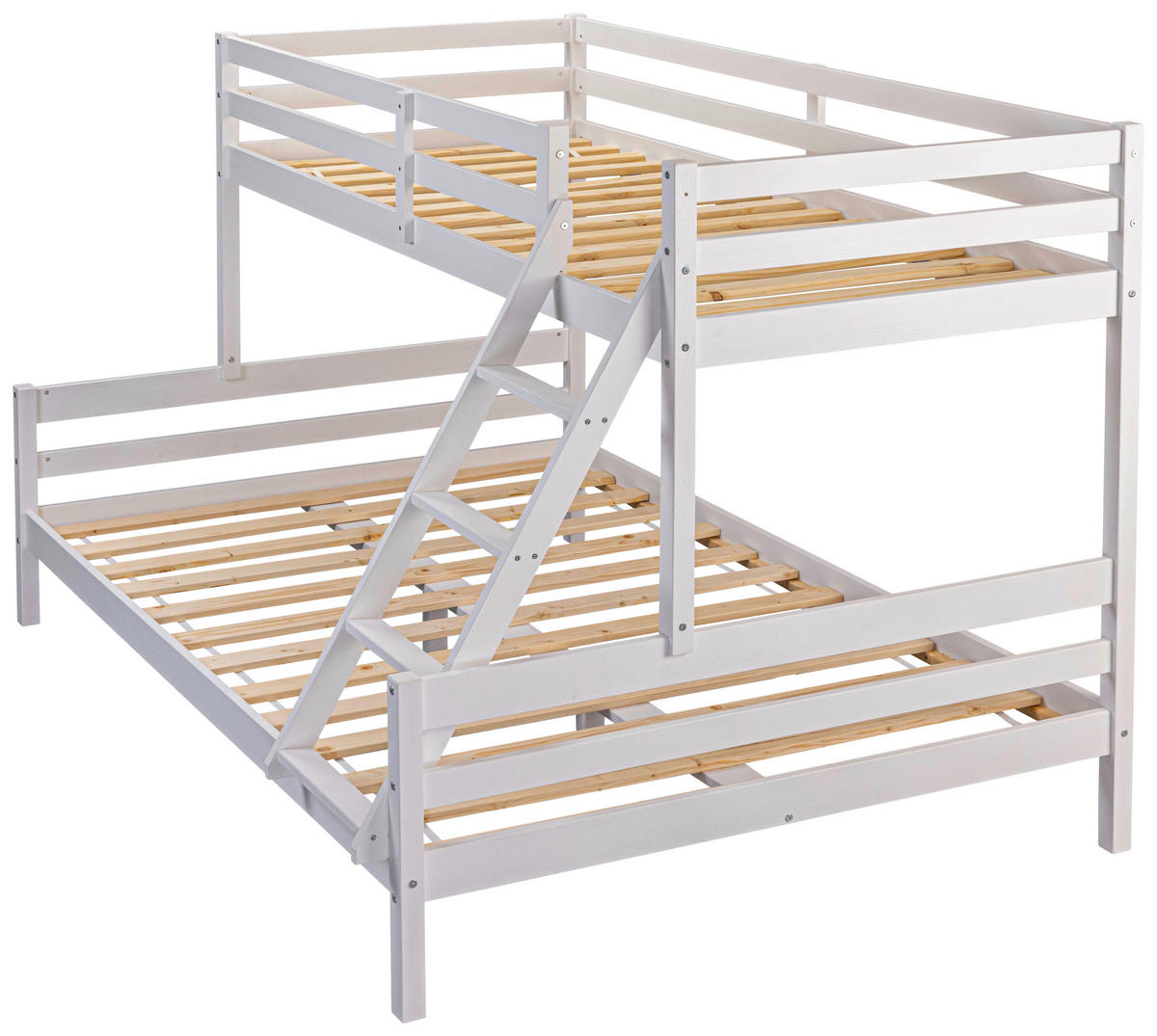 ETAGENBETT 90-140/200 cm Weiß  - Naturfarben/Weiß, MODERN, Holz (90-140/200cm) - MID.YOU