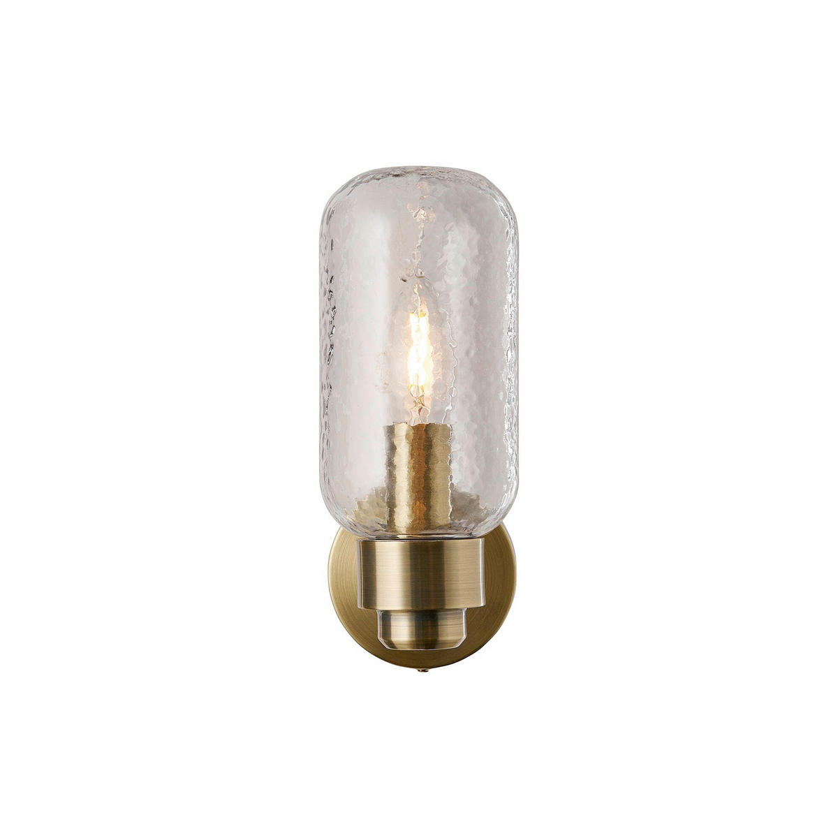 BADEZIMMER-WANDLEUCHTE 9/23/14,4 cm   - Messingfarben, LIFESTYLE, Glas (9/23/14,4cm) - Nordlux