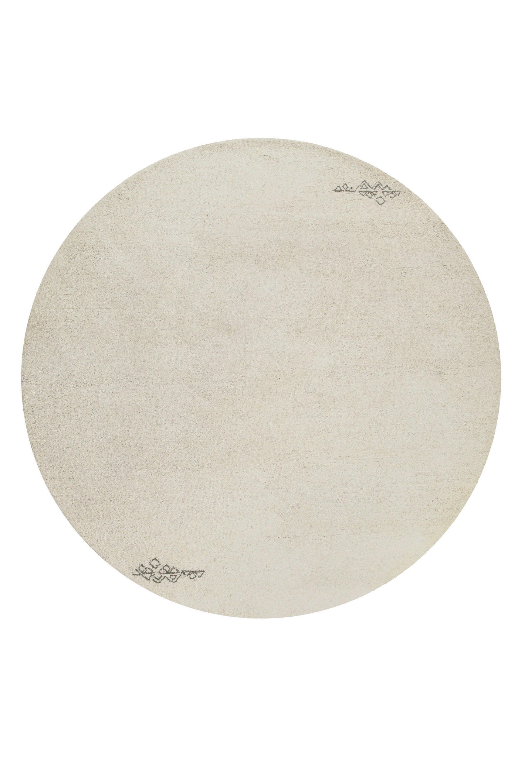 WEBTEPPICH 180 cm Hamptons Fortyfour Creme rund  - Creme, KONVENTIONELL, Textil (180cm) - WECON HOME