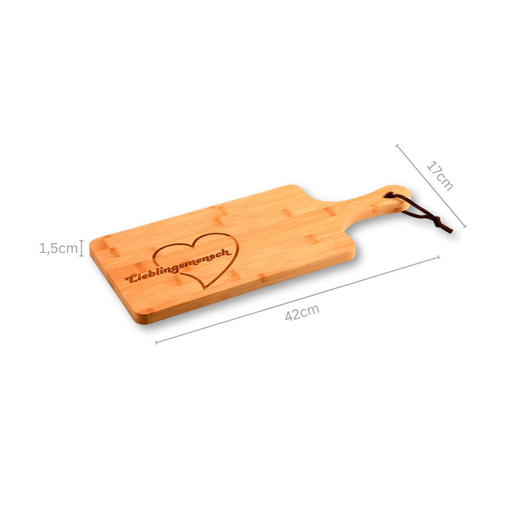 SERVIERBRETT    42/17/1,5 cm  - Braun, Basics, Holz (42/17/1,5cm)