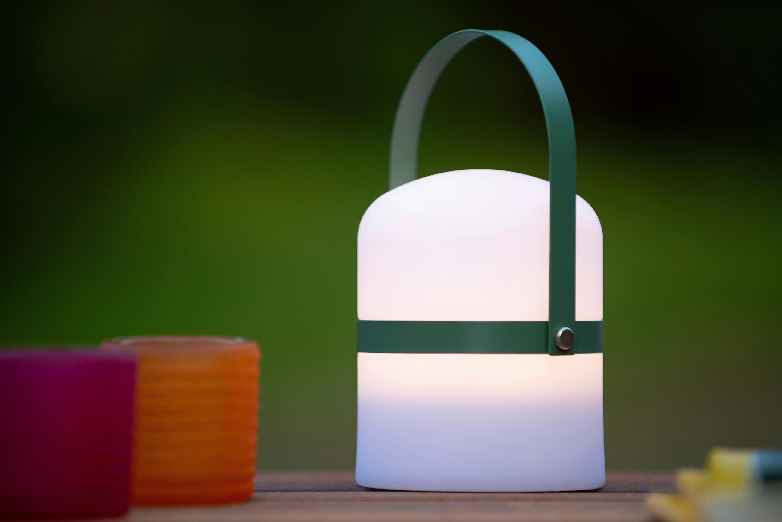 LED-AUßENLEUCHTE Little Joe 10/18.5 cm   - Weiß/Grün, Basics, Kunststoff (10/18.5cm) - Lucide