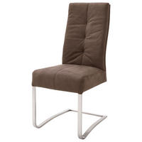 STOL, kovina, tekstil peščene barve  - peščene barve, Design, kovina/tekstil - Novel