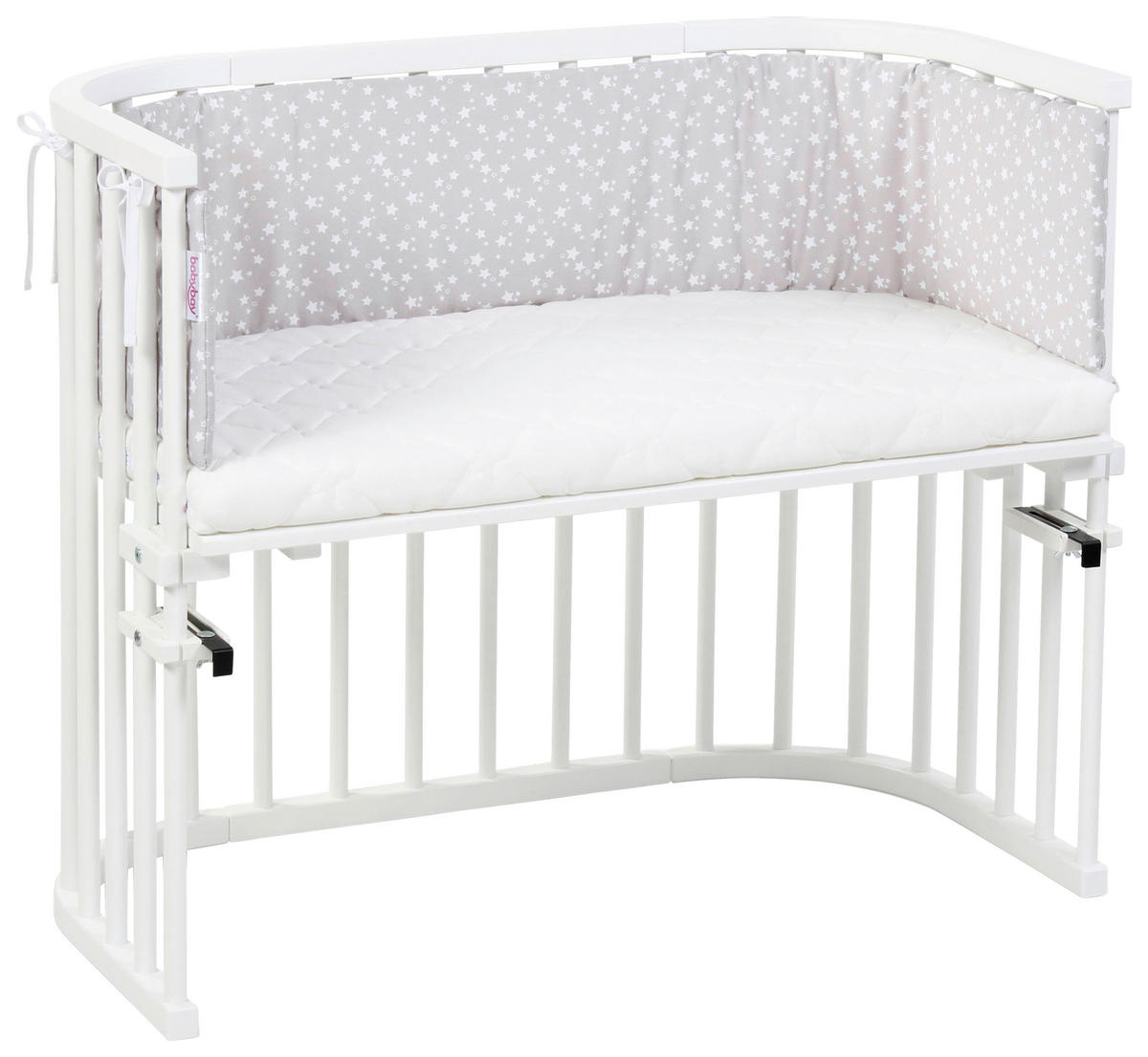 NESTCHEN  149/24/2 cm   - Hellgrau, Basics, Textil (149/24/2cm) - Babybay