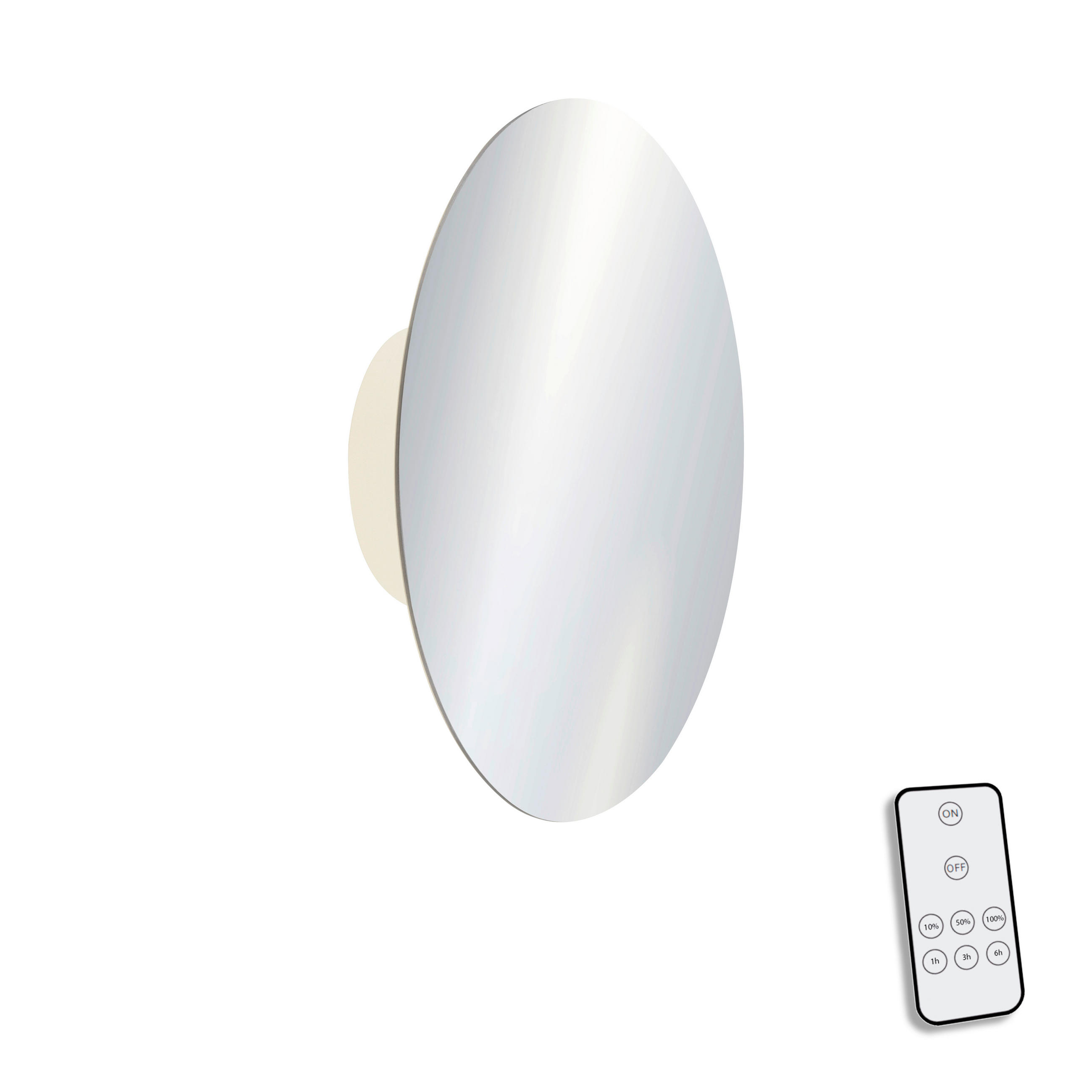 AKKU-WANDLEUCHTE Akku Puntua 25/6,5/25 cm   - Chromfarben, Design, Kunststoff/Metall (25/6,5/25cm) - Paul Neuhaus