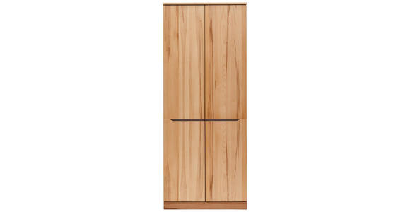 SCHUHSCHRANK - Buchefarben/Grau, Natur, Holz/Metall (80/200/38cm) - Valnatura