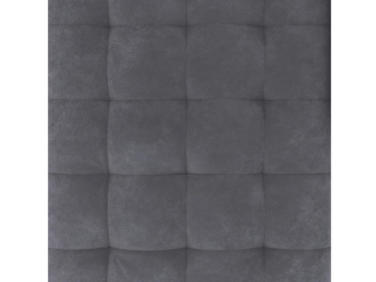 ECKSOFA PALERMO in Velours Anthrazit  - Anthrazit/Schwarz, Basics, Kunststoff/Textil (213/154cm) - Livetastic