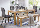 SITZBANK 120/45/35 cm Akaziefarben Akazie massiv  - Akaziefarben, MODERN, Holz (120/45/35cm) - MID.YOU