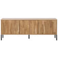 LOWBOARD  in 150/56/44 cm  - Eichefarben/Hellgrau, Design, Holz/Holzwerkstoff (150/56/44cm) - Ambia Home