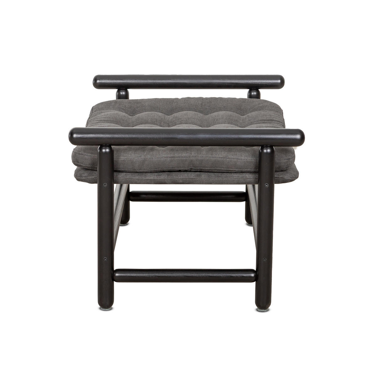 PALL i trä, metall, textil antracit, svart  - svart/antracit, Design, metall/trä (70/47/57cm) - Best Price