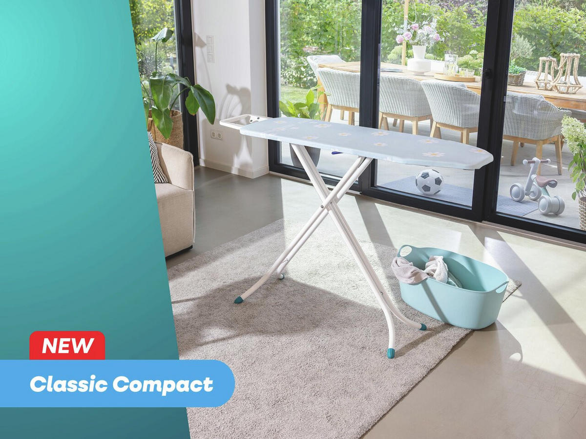 BÜGELBRETT  CLASSIC M  - Blau, Basics, Textil (140/40/96cm) - Leifheit