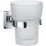 ZAHNPUTZBECHER - Chromfarben/Weiß, Basics, Glas/Metall (12/14,6/25,5cm) ZAHNPUTZBECHER - Chromfarben/Weiß, Basics, Glas/Metall (12/14,6/25,5cm)