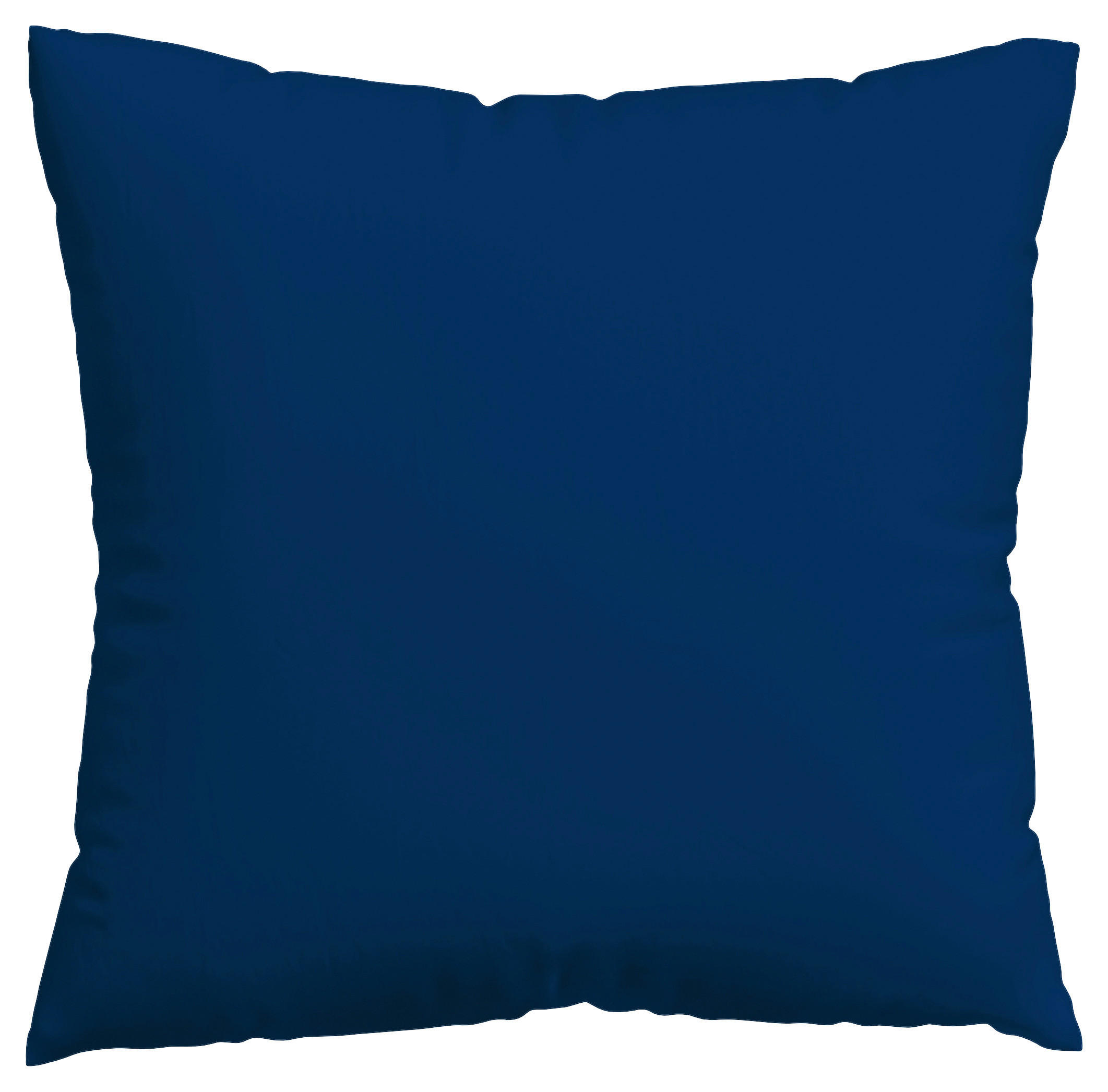 KISSENHÜLLE WOVEN SATIN 40/40 cm  - Dunkelblau, Basics, Textil (40/40cm) - Schlafgut