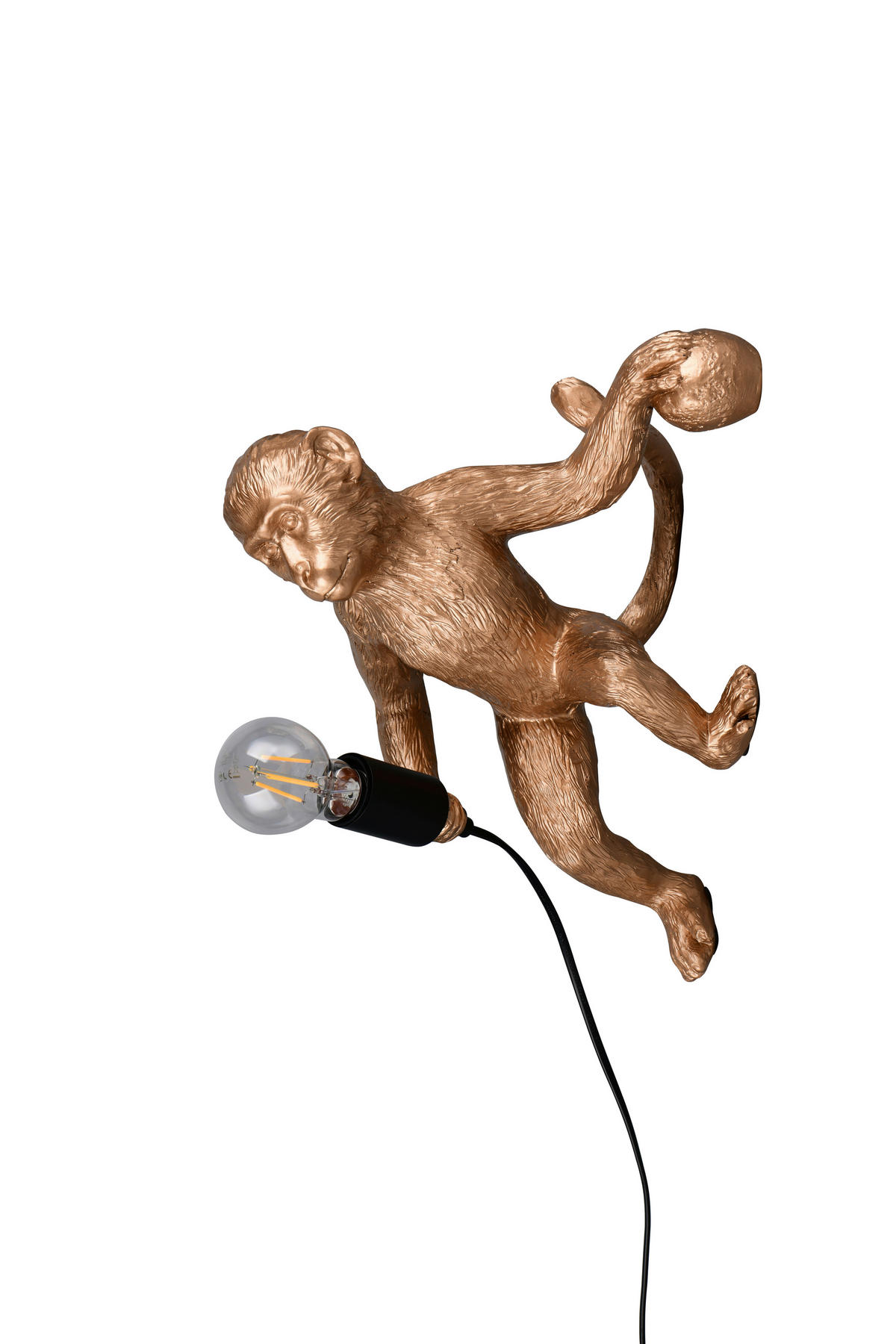 WANDLEUCHTE 35/20/36,5 cm   - Goldfarben/Schwarz, LIFESTYLE, Kunststoff/Metall (35/20/36,5cm)