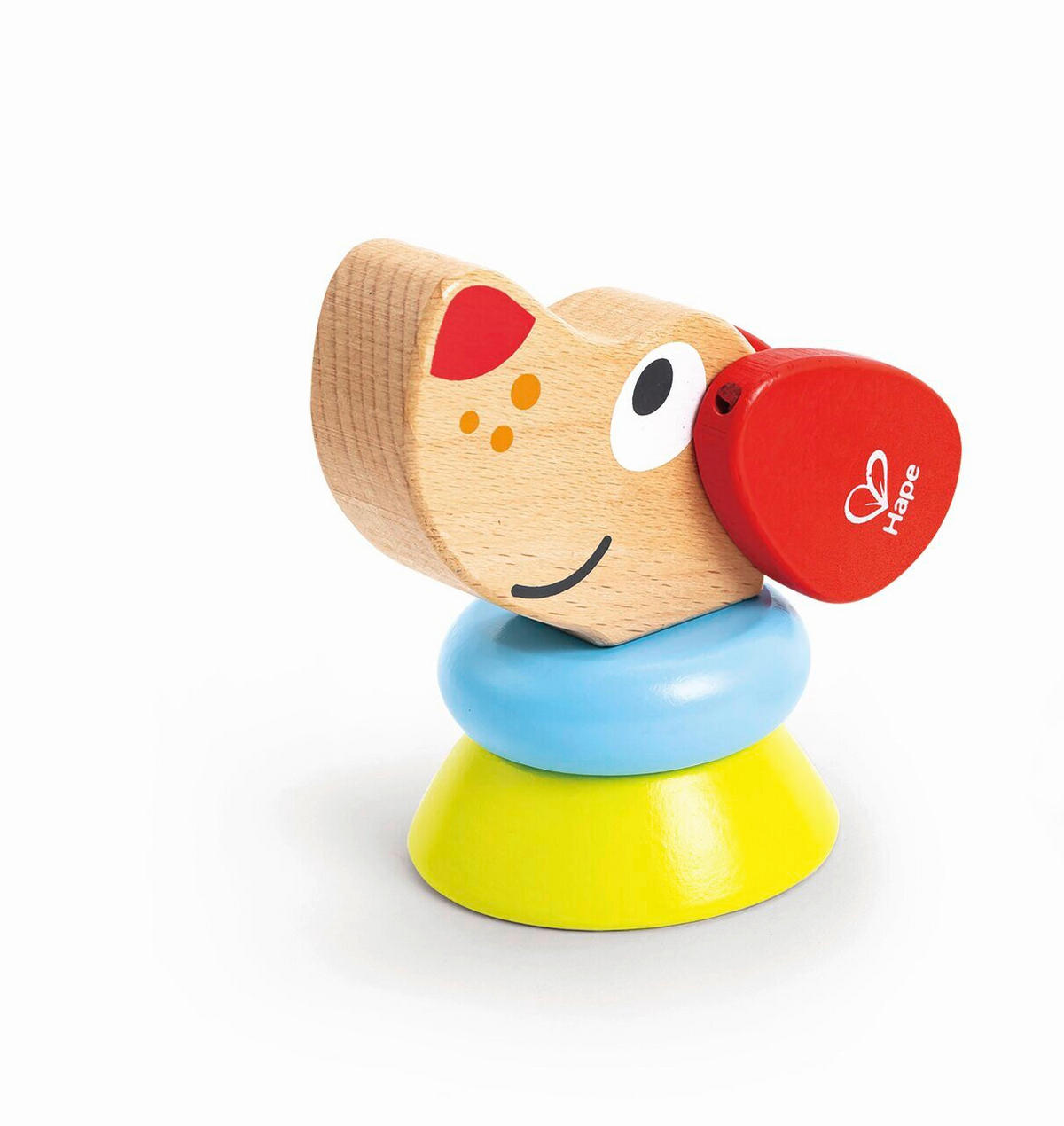 STAPELTURM - Hellrot/Orange, Basics, Holz/Kunststoff (9,6cm) - Hape