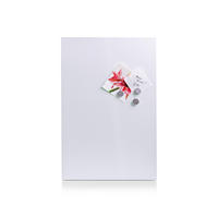MAGNETTAFEL - Silberfarben/Weiß, Basics, Metall (40/60/1,4cm) - Zeller Present