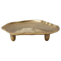 DEKOTABLETT - Goldfarben, Trend, Metall (19/18,5/4cm) - Kayoom